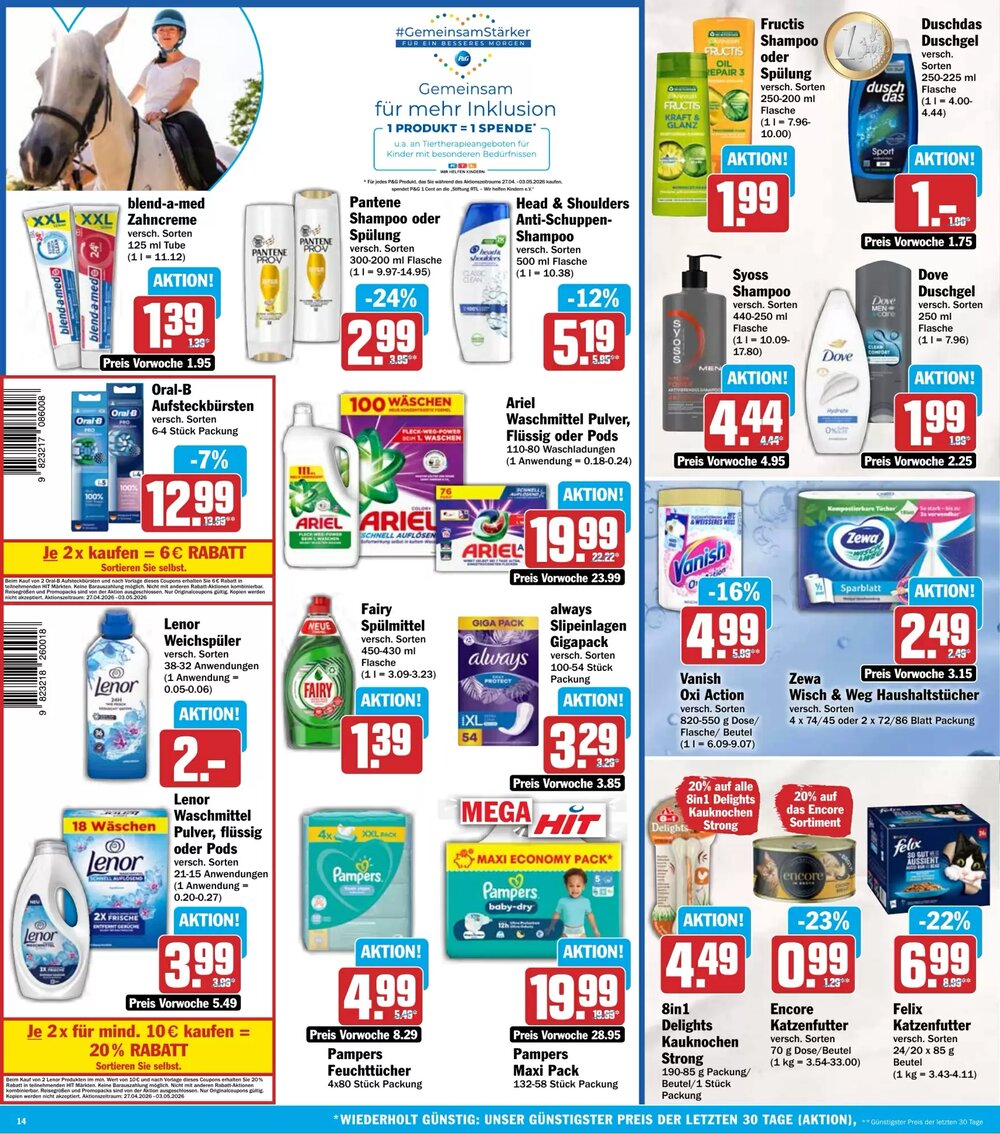 Hit Prospekt (ab 27.04.2026) zum Blättern - Seite 14
