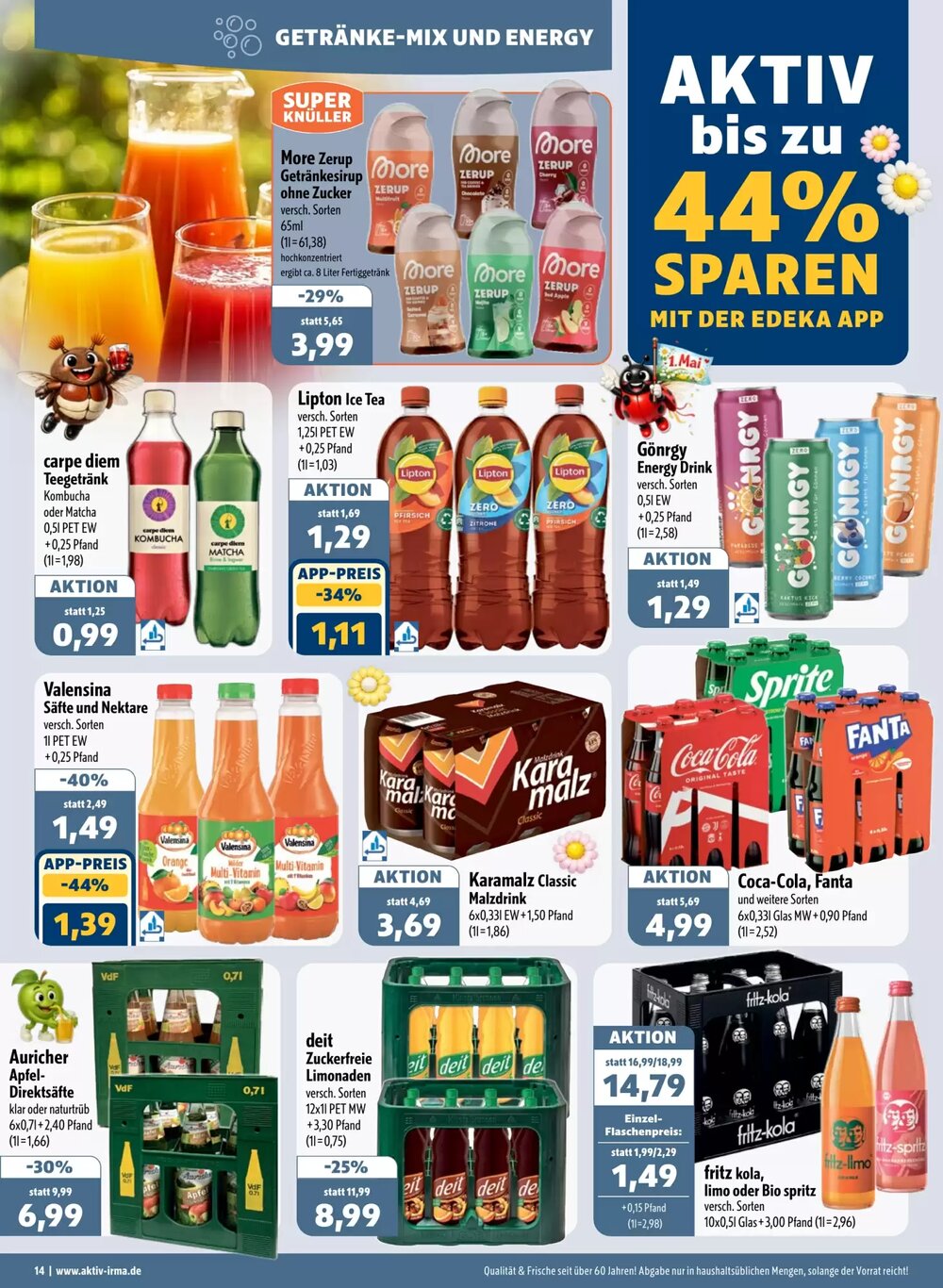 Aktiv Irma Prospekt (ab 27.04.2026) zum Blättern - Seite 14