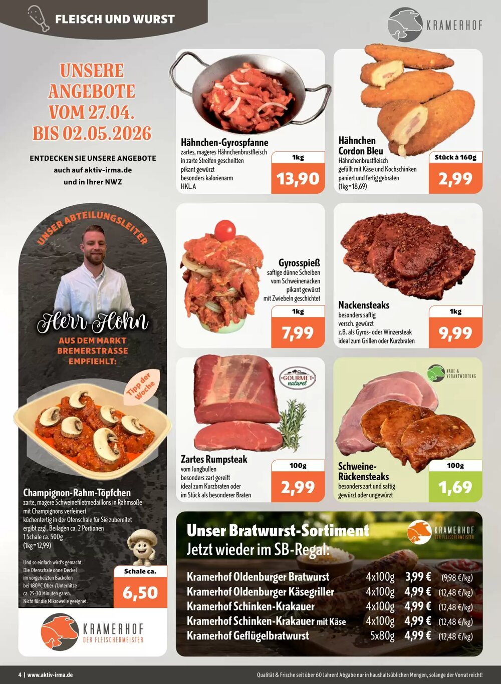 Aktiv Irma Prospekt (ab 27.04.2026) zum Blättern - Seite 4
