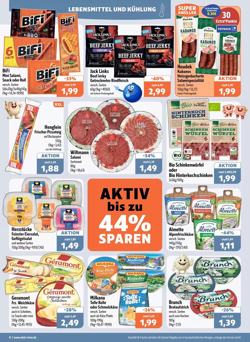 Aktiv Irma Prospekt (ab 27.04.2026) zum Blättern - Seite 8