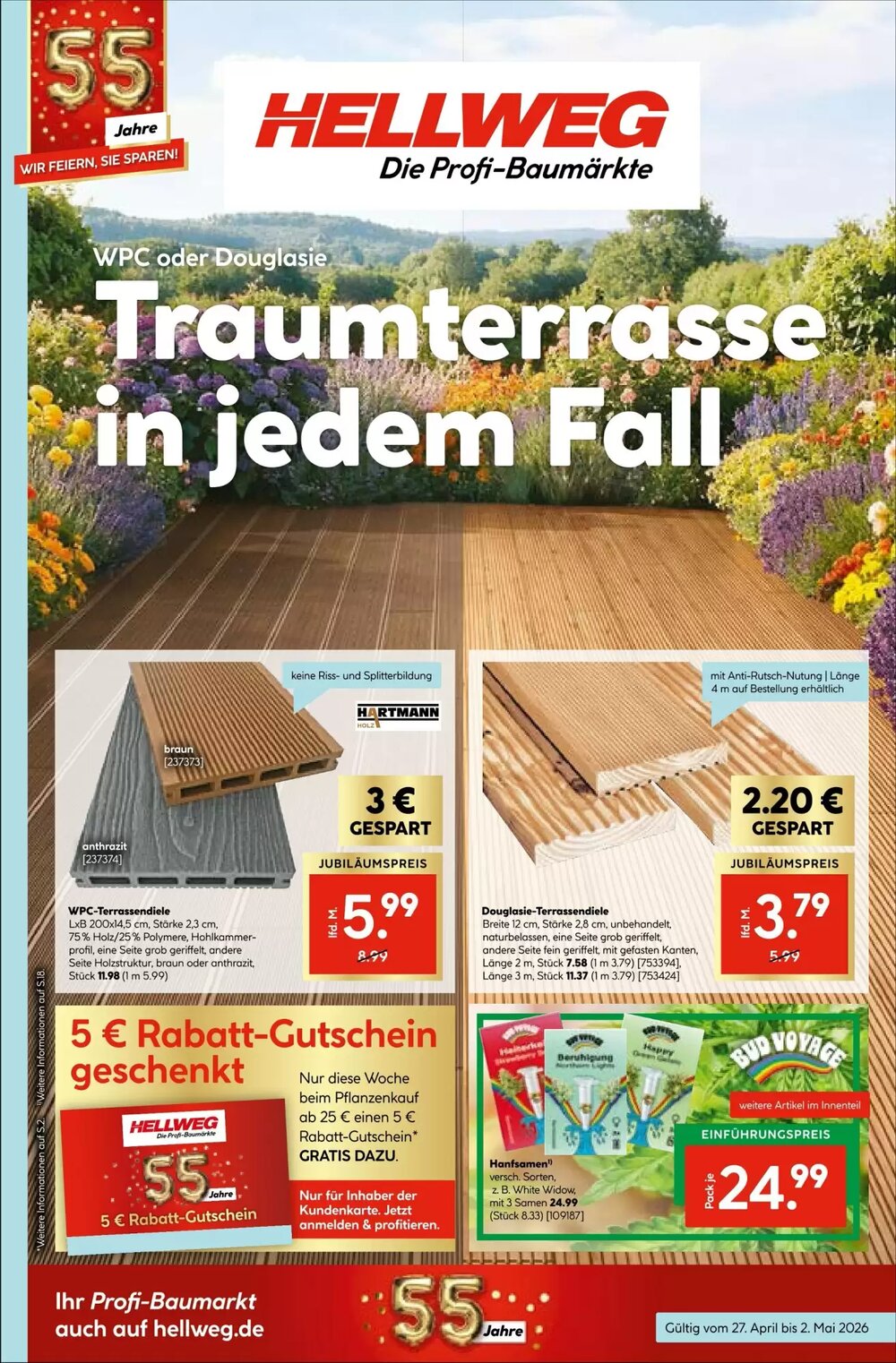 Hellweg Prospekt (ab 27.04.2026) zum Blättern - Seite 1