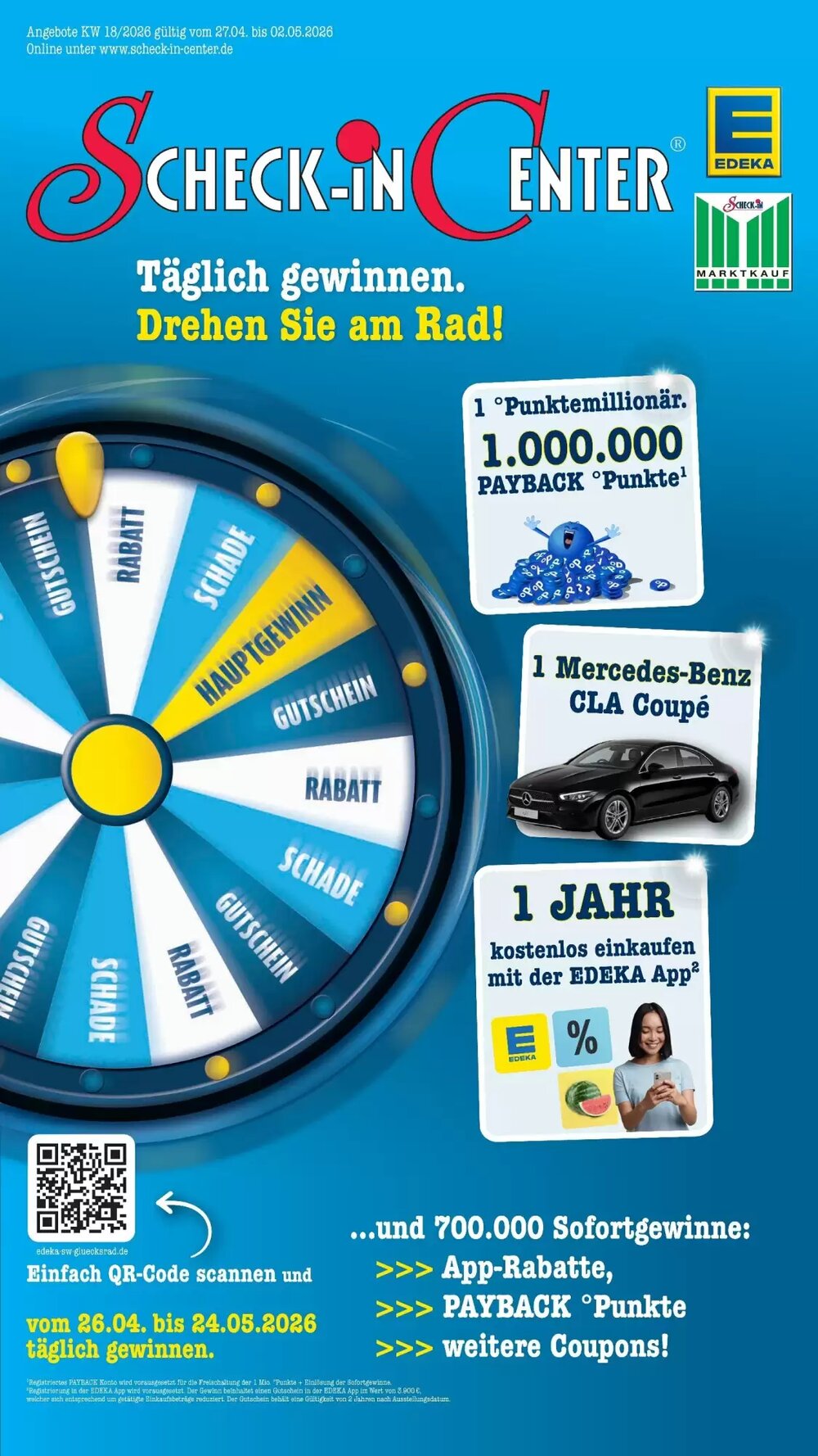 Scheck-in-Center Prospekt (ab 27.04.2026) zum Blättern - Seite 1