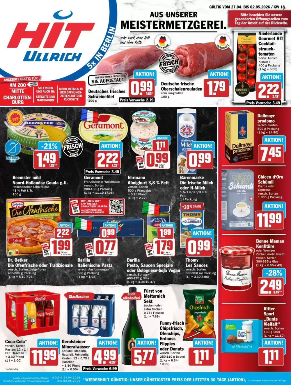 HIT Ullrich Prospekt (ab 27.04.2026) zum Blättern - Seite 1