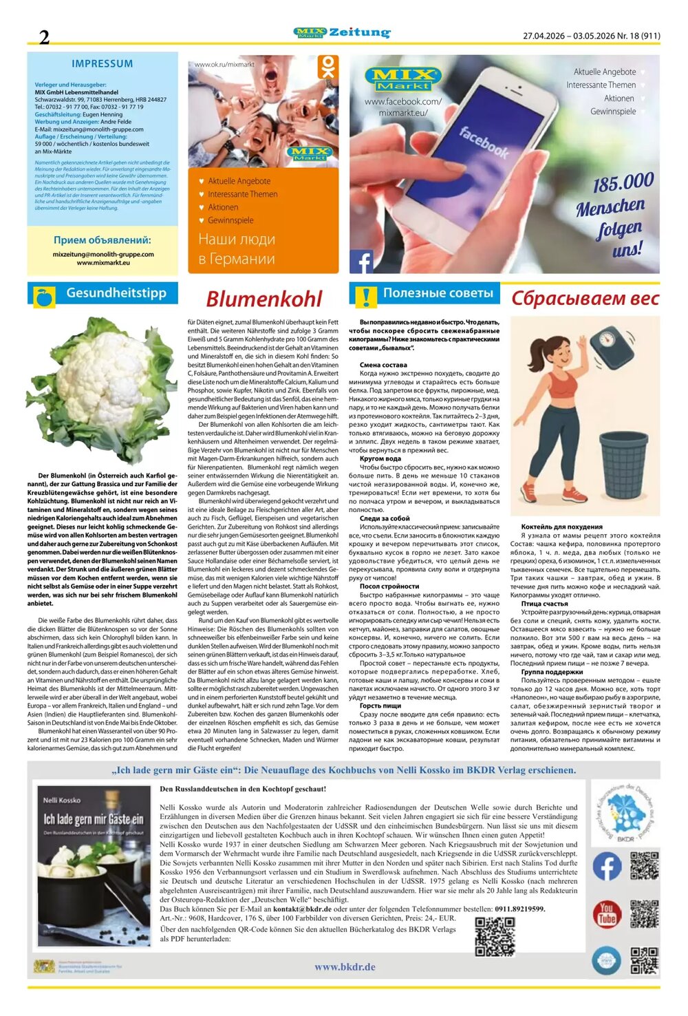 Mix Markt Prospekt (ab 27.04.2026) zum Blättern - Seite 2