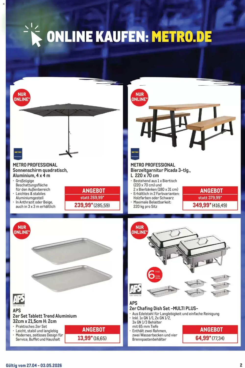 METRO Prospekt (ab 27.04.2026) zum Blättern - Seite 2