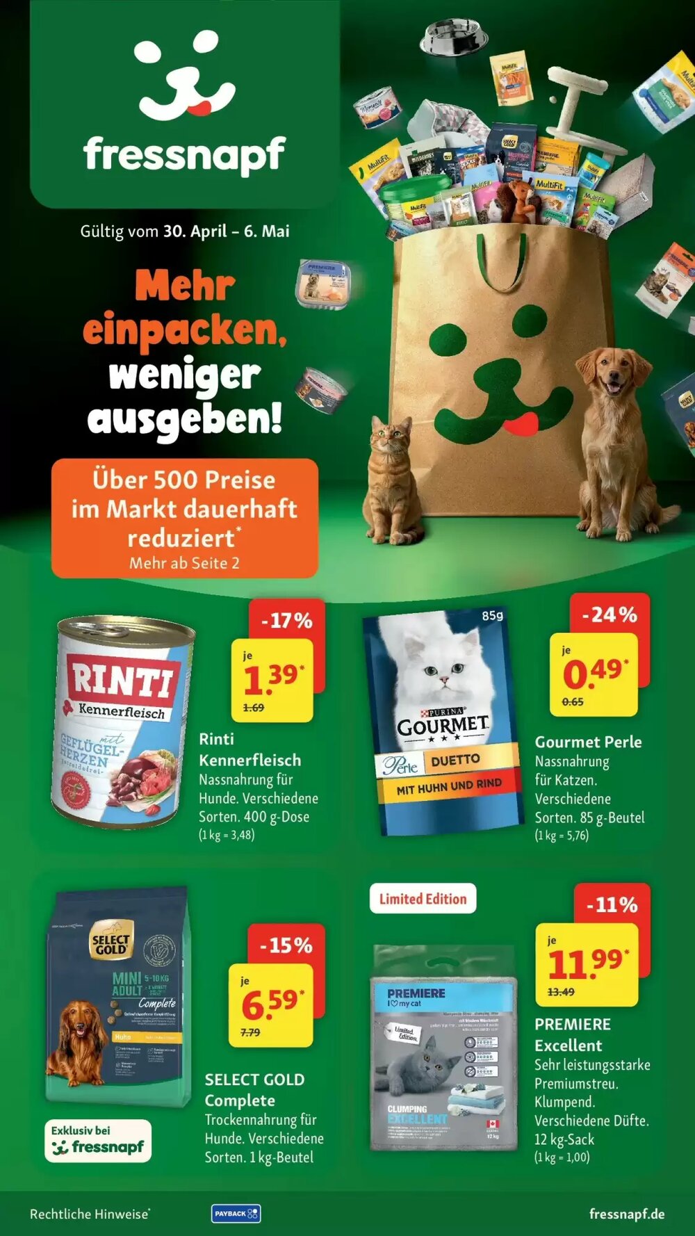 Fressnapf Prospekt (ab 29.04.2026) zum Blättern - Seite 1