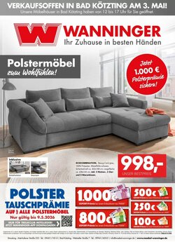 Möbel Wanninger Prospekt (ab 29.04.2026) zum Blättern