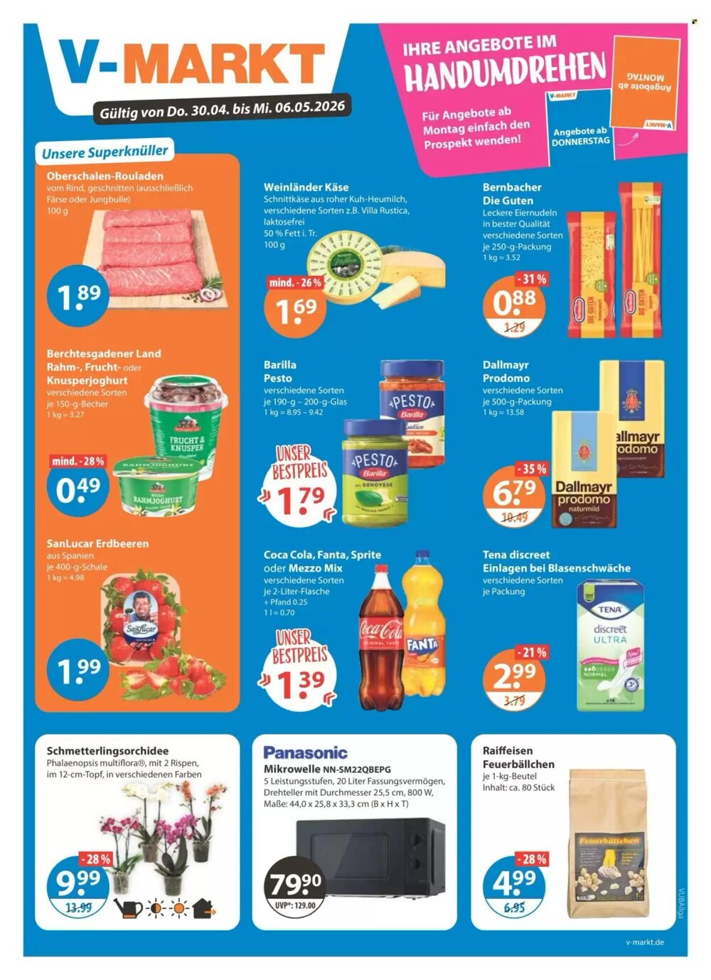 V Markt Prospekt (ab 30.04.2026) zum Blättern - Seite 1
