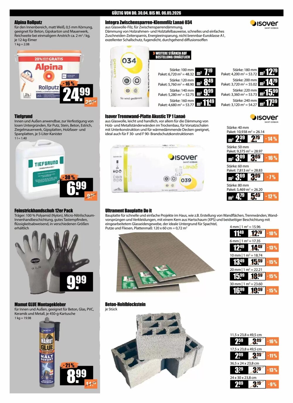 V Baumarkt Prospekt (ab 30.04.2026) zum Blättern - Seite 6
