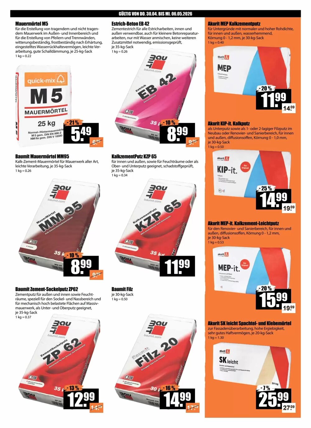 V Baumarkt Prospekt (ab 30.04.2026) zum Blättern - Seite 7