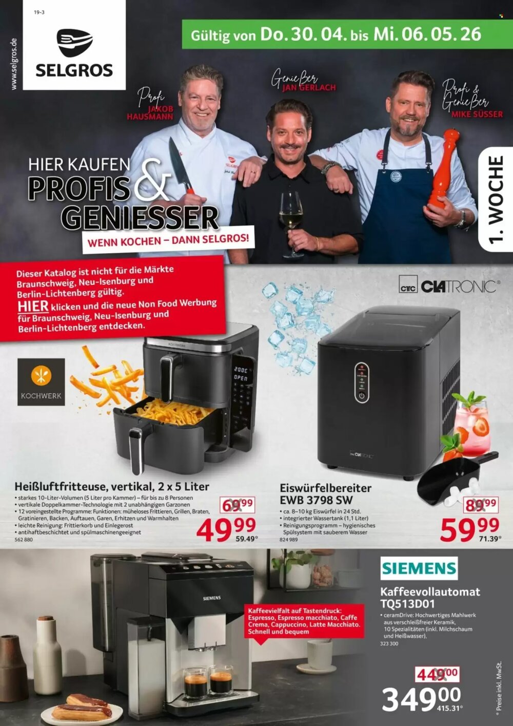 Selgros Prospekt (ab 30.04.2026) zum Blättern - Seite 1