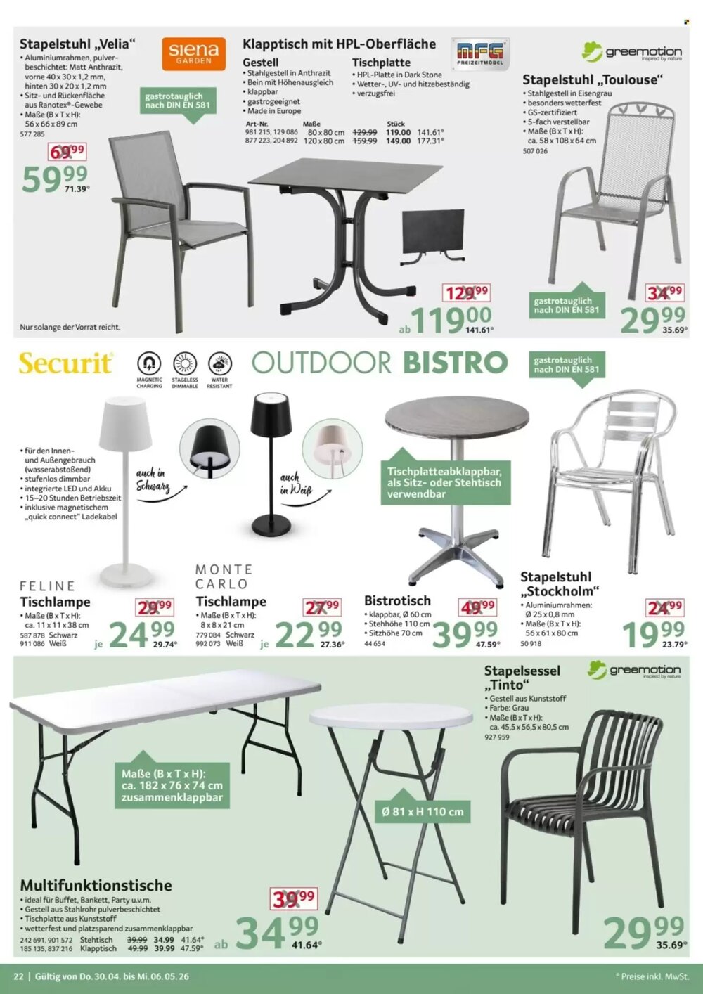 Selgros Prospekt (ab 30.04.2026) zum Blättern - Seite 22