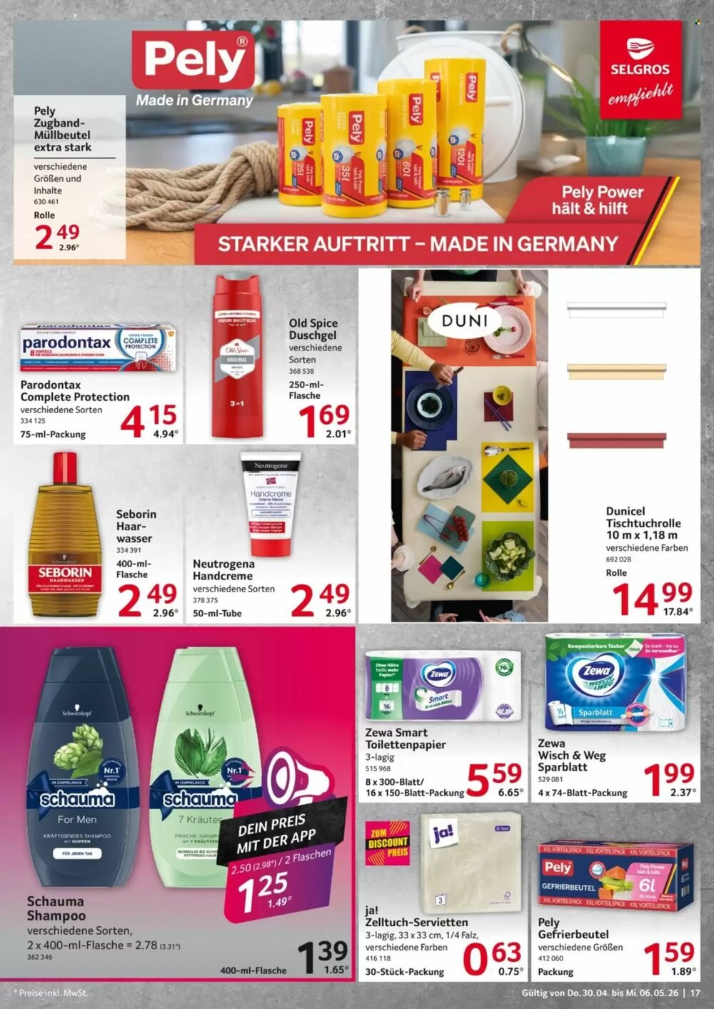 Selgros Prospekt (ab 30.04.2026) zum Blättern - Seite 17