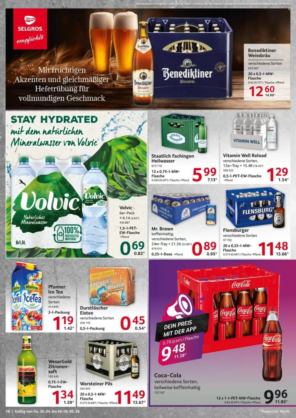 Selgros Prospekt (ab 30.04.2026) zum Blättern - Seite 18