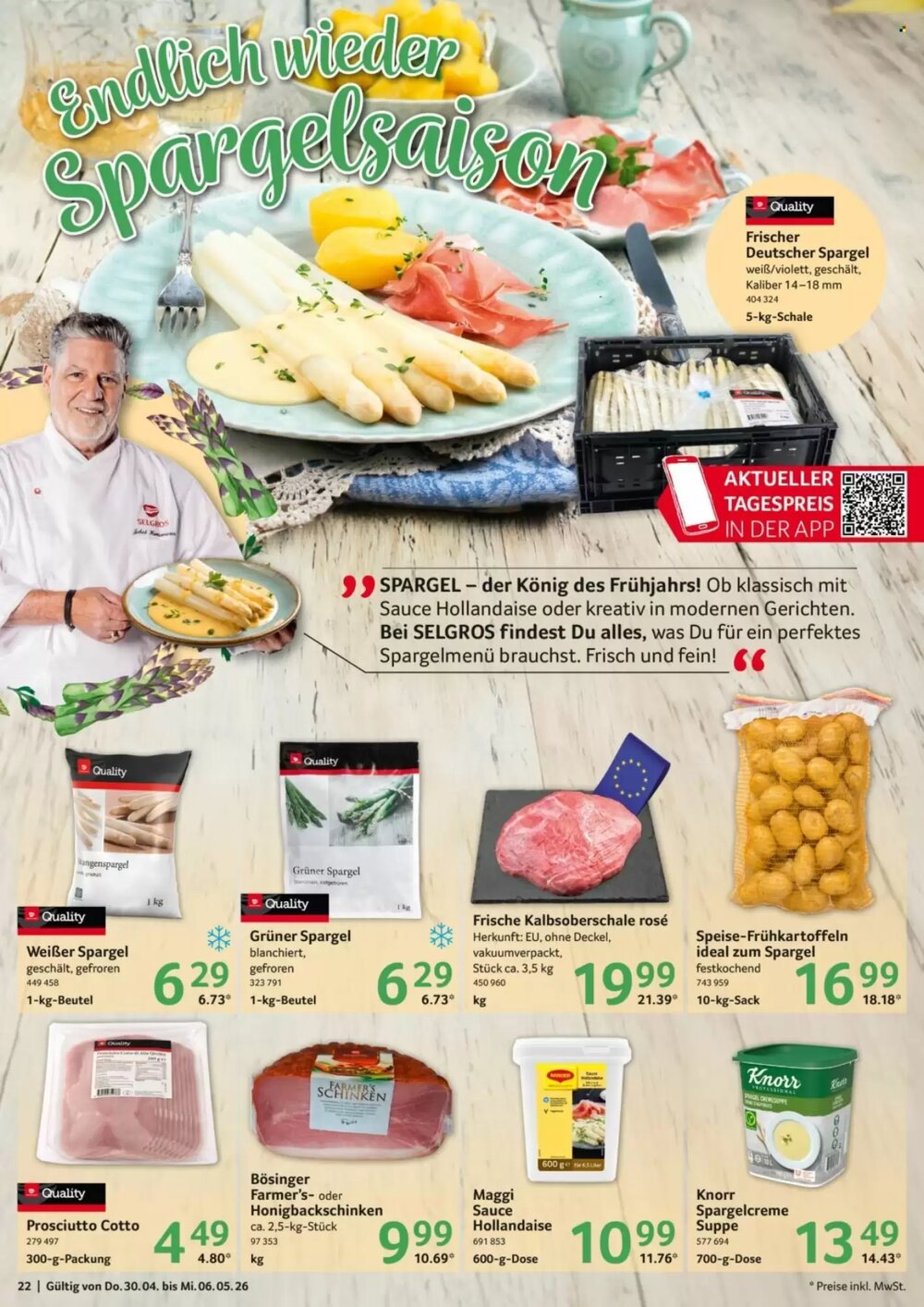 Selgros Prospekt (ab 30.04.2026) zum Blättern - Seite 22