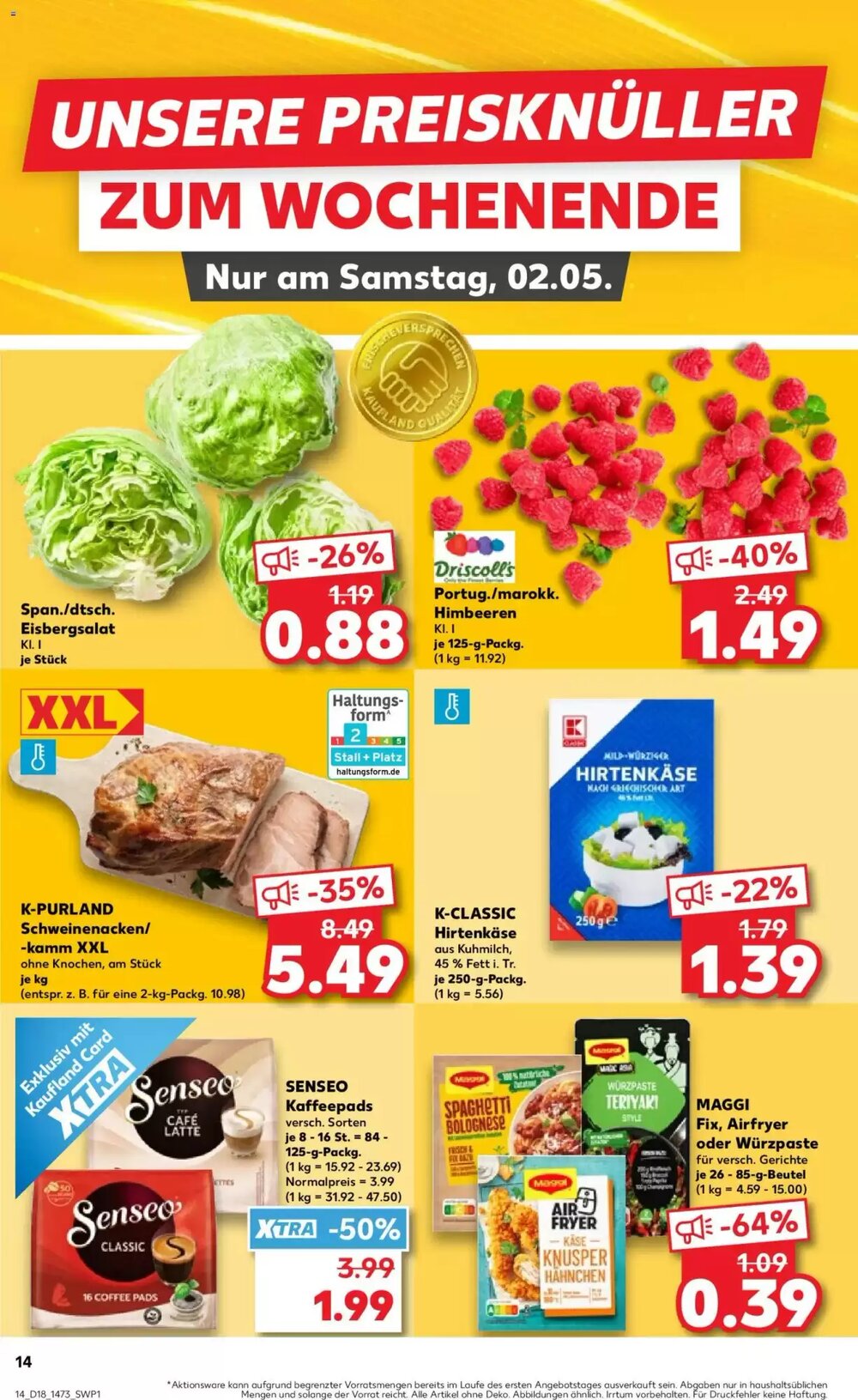 Kaufland Prospekt (ab 30.04.2026) zum Blättern - Seite 14