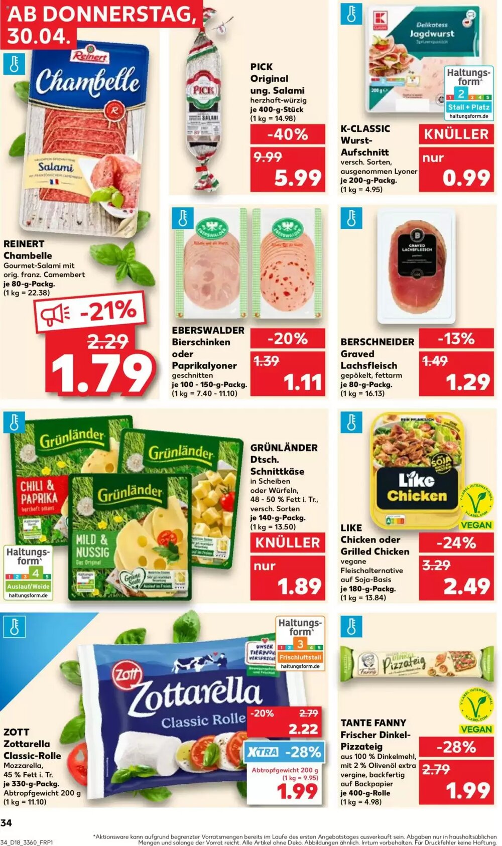 Kaufland Prospekt (ab 30.04.2026) zum Blättern - Seite 34