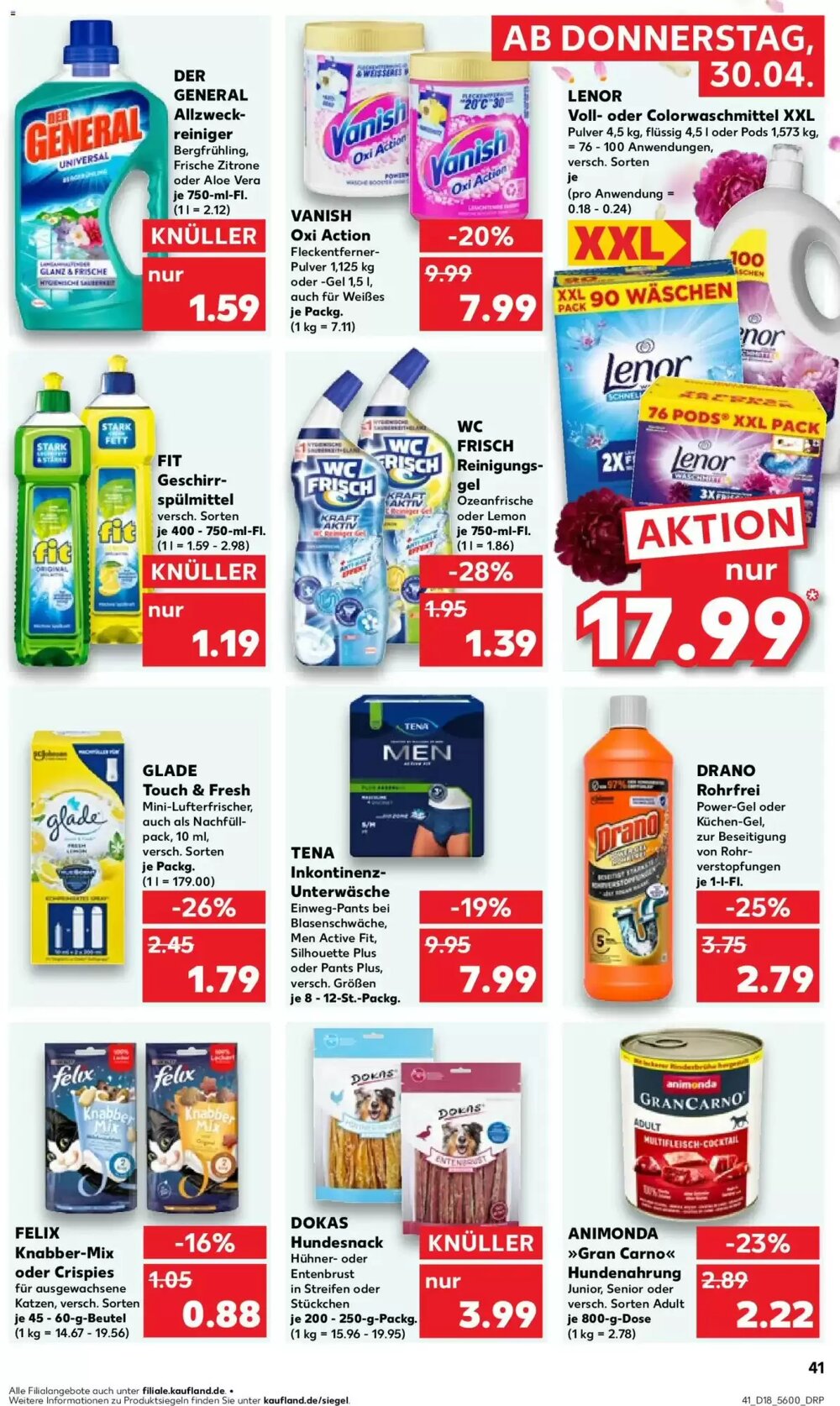 Kaufland Prospekt (ab 30.04.2026) zum Blättern - Seite 41