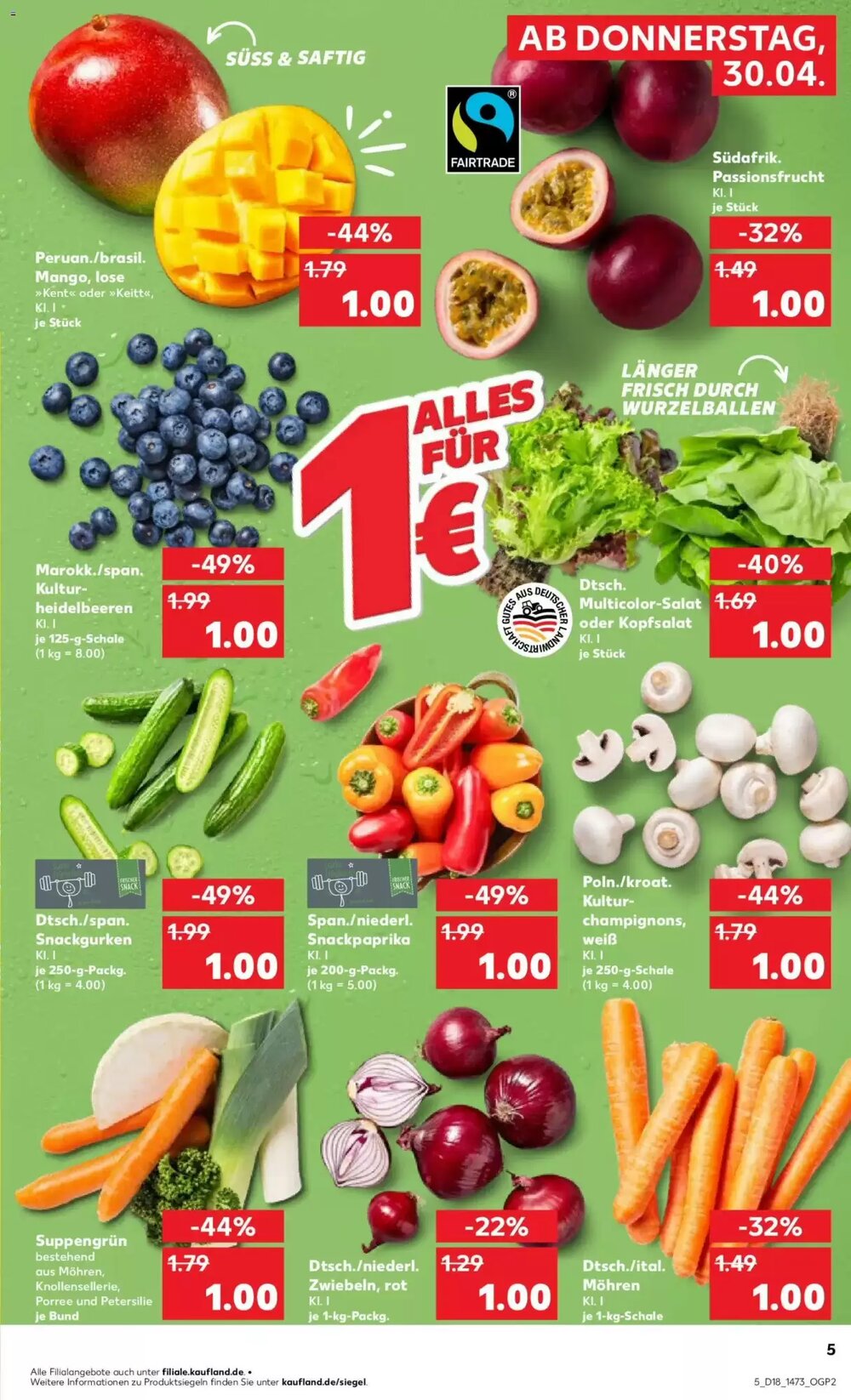 Kaufland Prospekt (ab 30.04.2026) zum Blättern - Seite 5