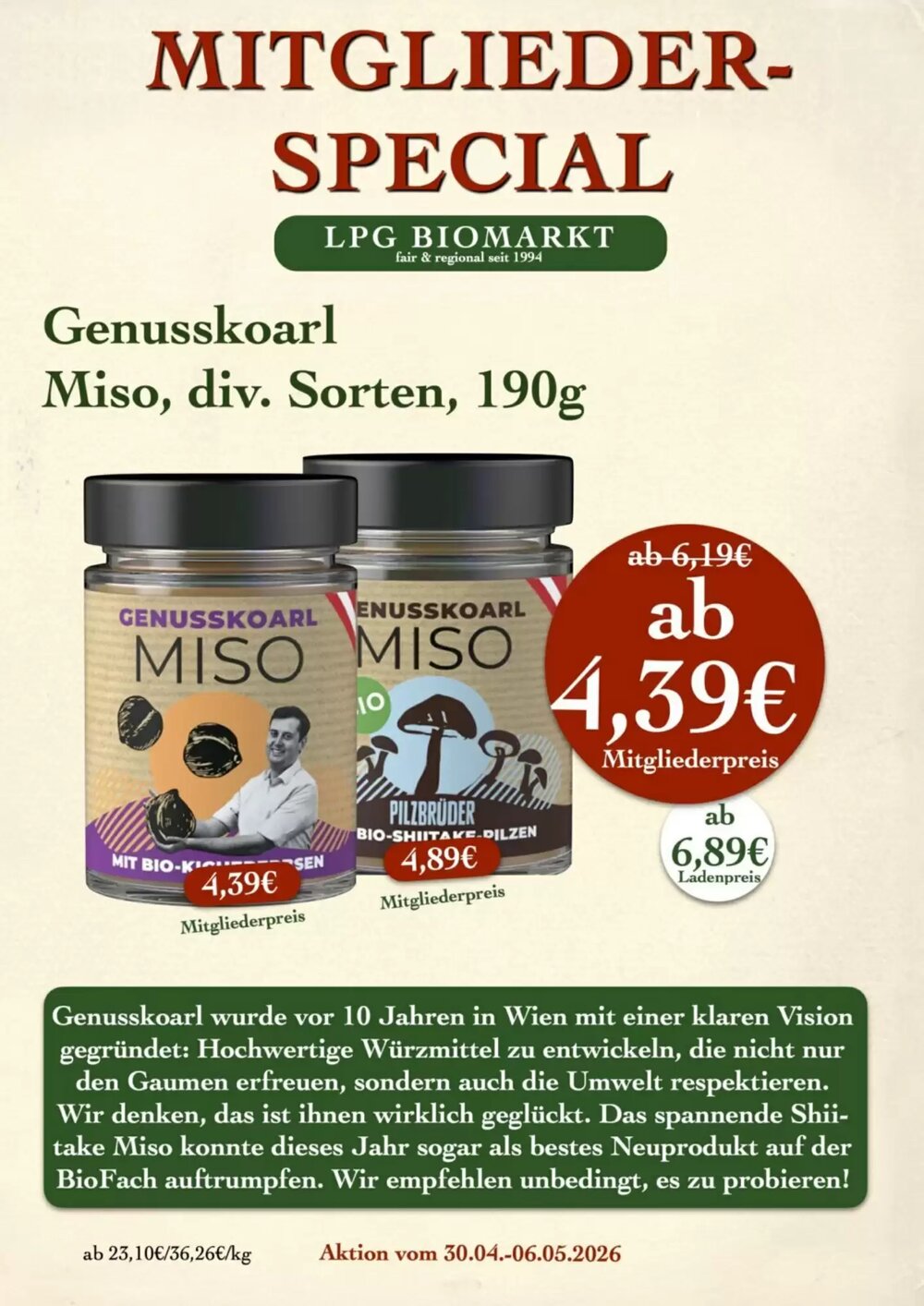 LPG Biomarkt Prospekt (ab 30.04.2026) zum Blättern - Seite 13