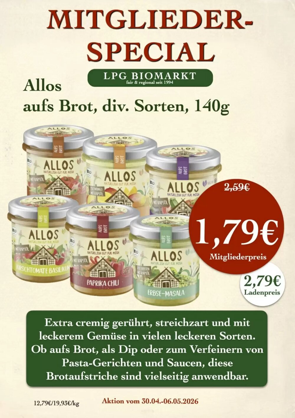 LPG Biomarkt Prospekt (ab 30.04.2026) zum Blättern - Seite 16