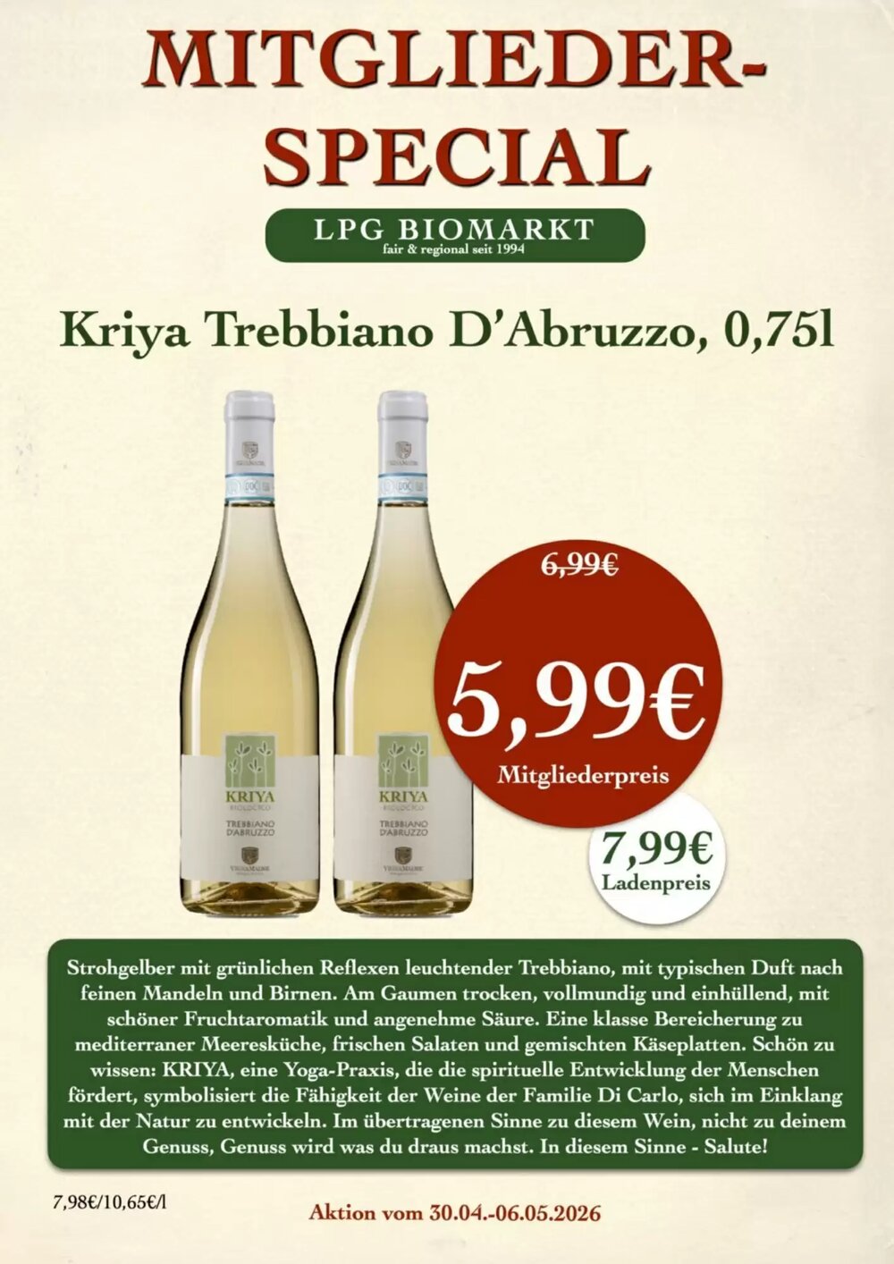 LPG Biomarkt Prospekt (ab 30.04.2026) zum Blättern - Seite 9
