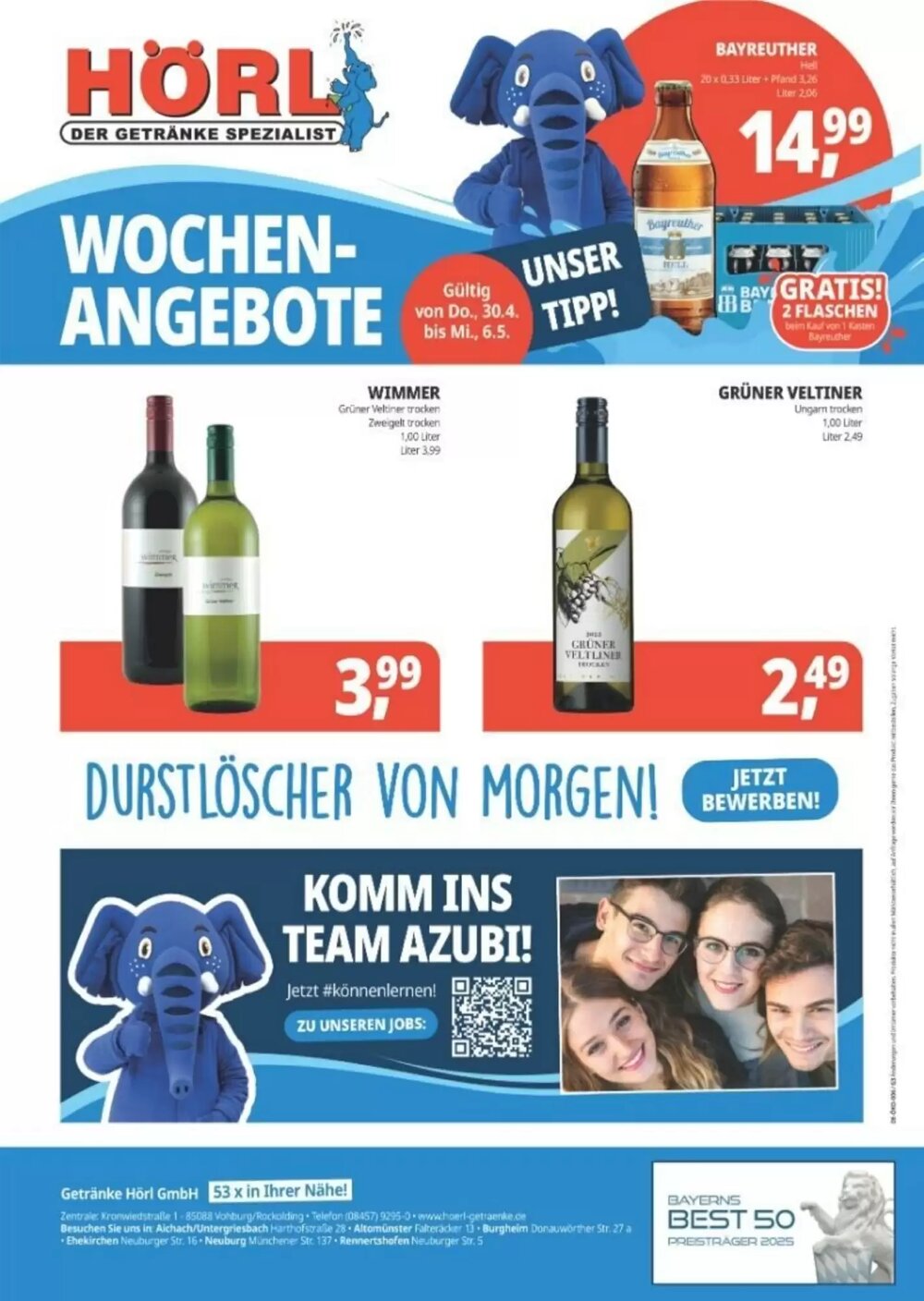 Hörl Getränke Prospekt (ab 30.04.2026) zum Blättern - Seite 2