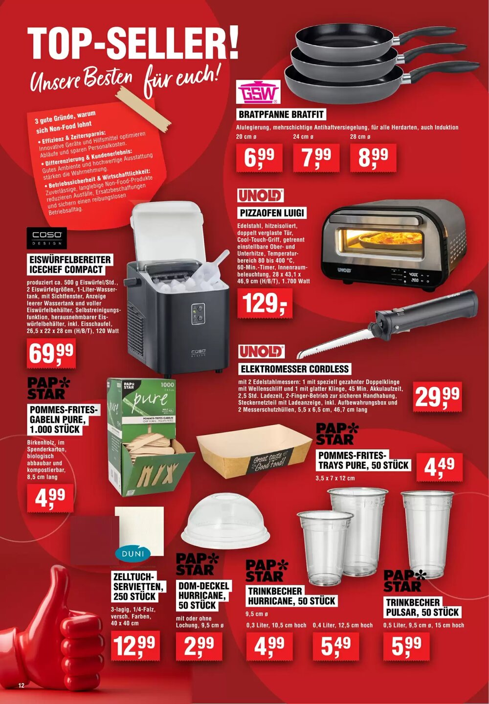 EDEKA Foodservice Prospekt (ab 30.04.2026) zum Blättern - Seite 12