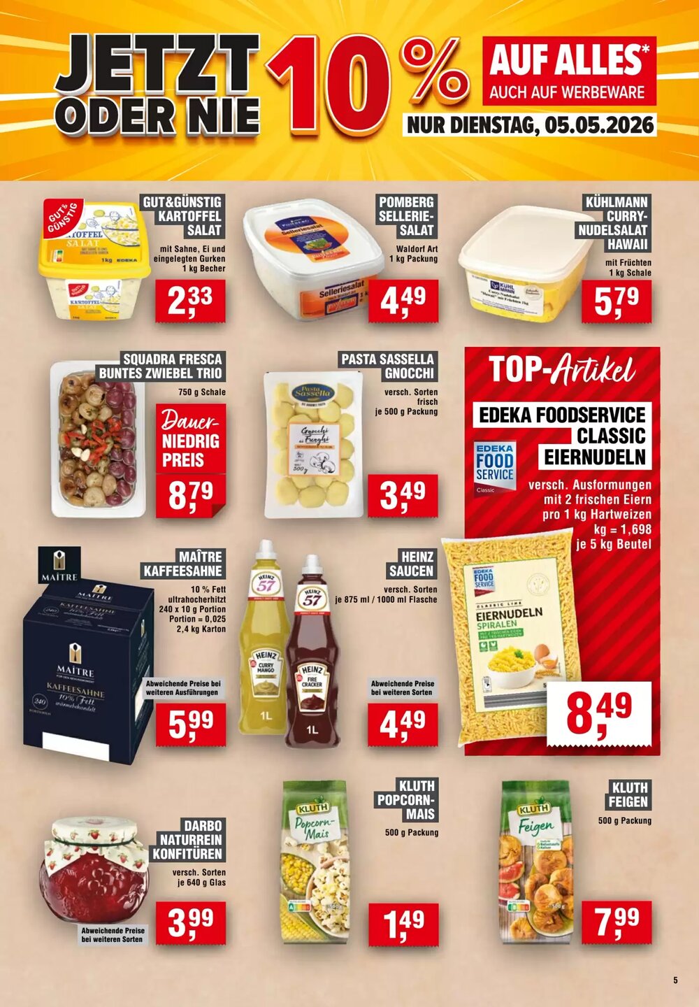 EDEKA Foodservice Prospekt (ab 30.04.2026) zum Blättern - Seite 5