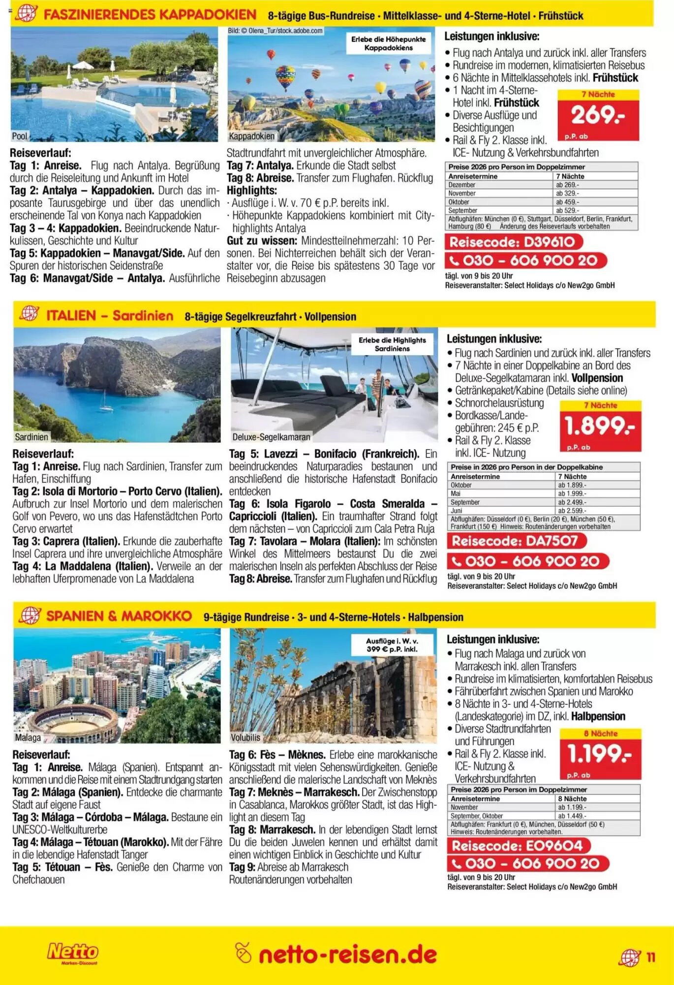 Netto Reisen Prospekt (ab 30.04.2026) zum Blättern - Seite 11