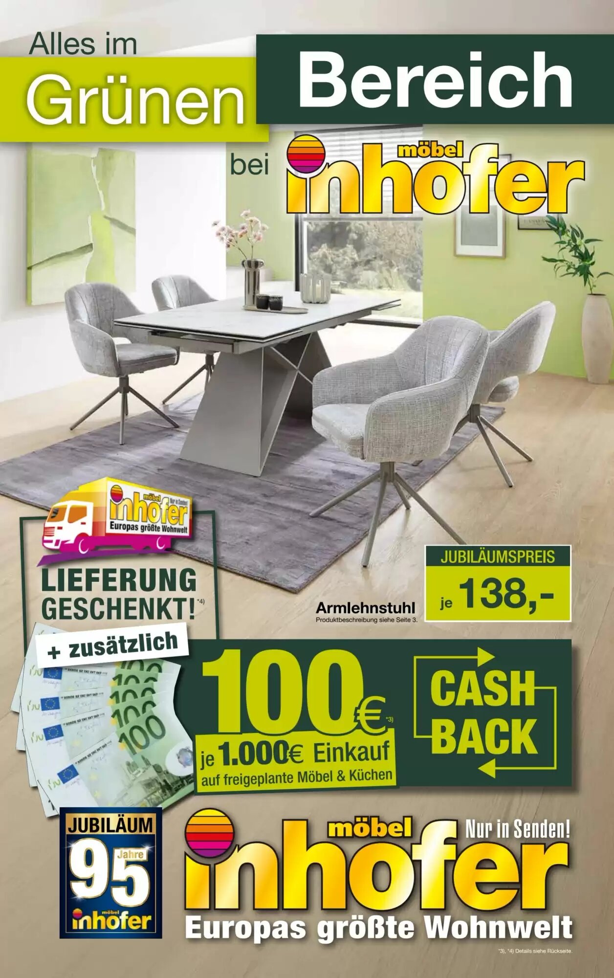 Möbel Inhofer Prospekt (ab 30.04.2026) zum Blättern - Seite 1
