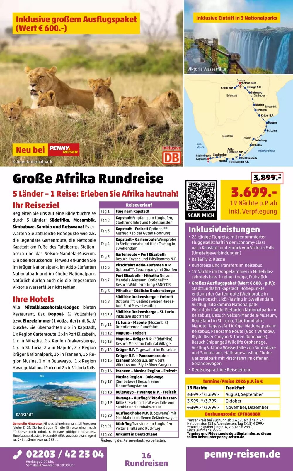 Penny Reisen Prospekt (ab 01.05.2026) zum Blättern - Seite 16