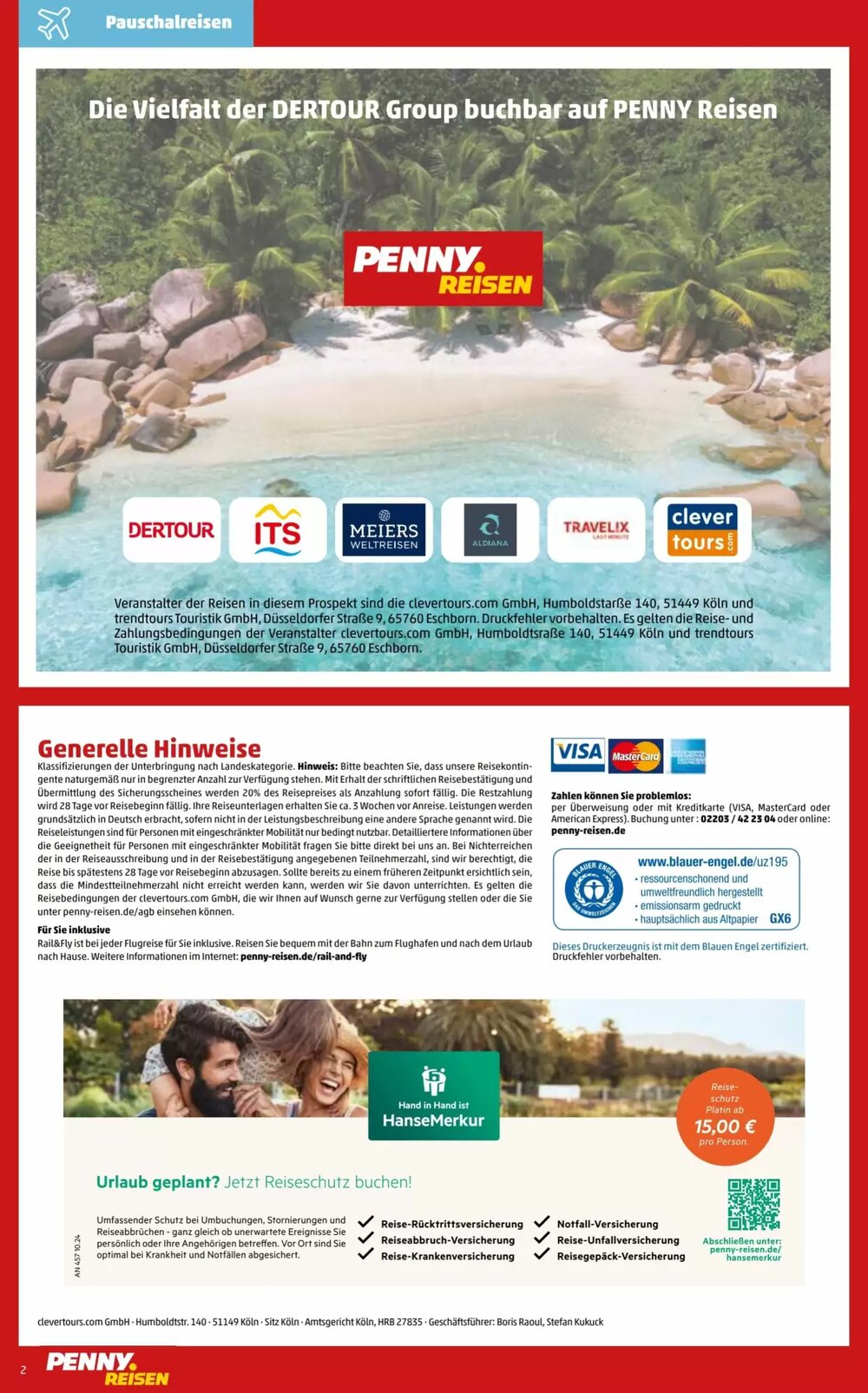 Penny Reisen Prospekt (ab 01.05.2026) zum Blättern - Seite 2