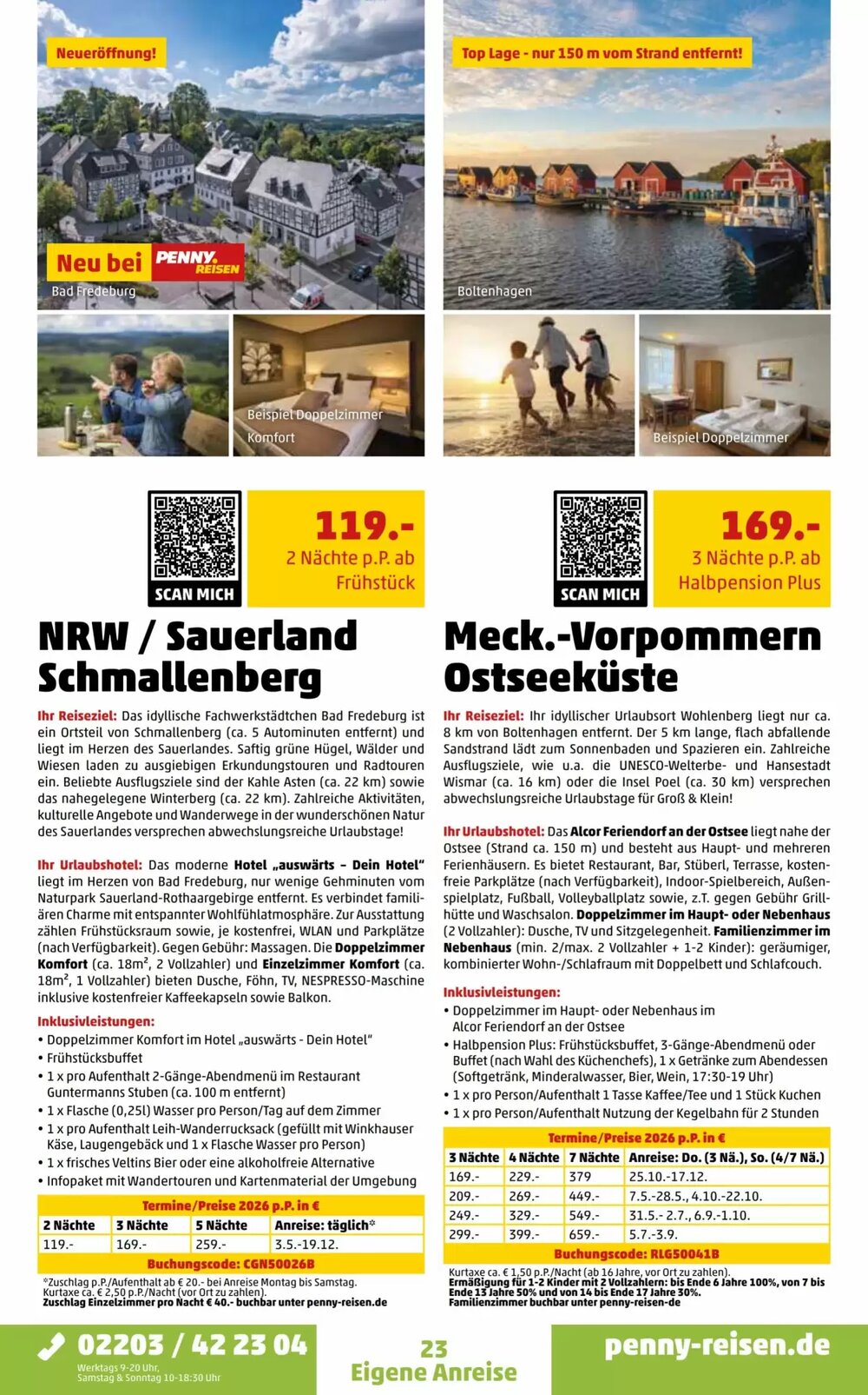 Penny Reisen Prospekt (ab 01.05.2026) zum Blättern - Seite 23