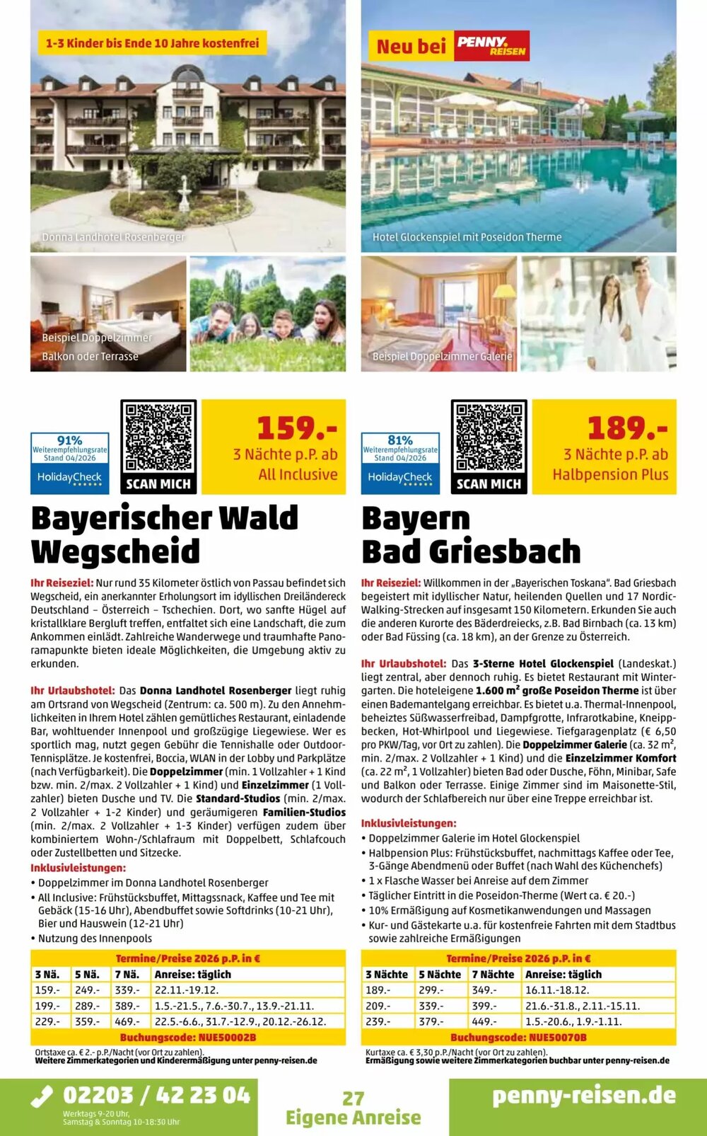 Penny Reisen Prospekt (ab 01.05.2026) zum Blättern - Seite 27
