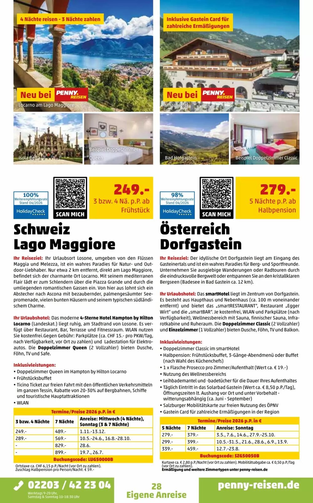 Penny Reisen Prospekt (ab 01.05.2026) zum Blättern - Seite 28