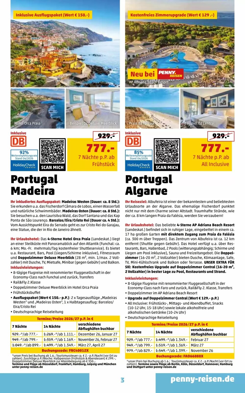 Penny Reisen Prospekt (ab 01.05.2026) zum Blättern - Seite 3