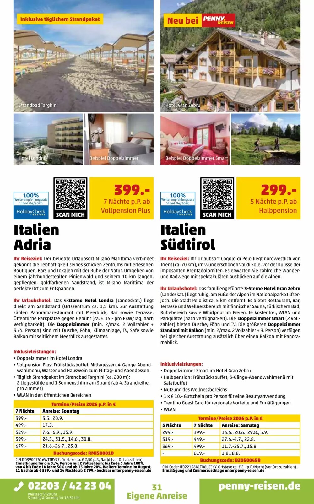 Penny Reisen Prospekt (ab 01.05.2026) zum Blättern - Seite 31
