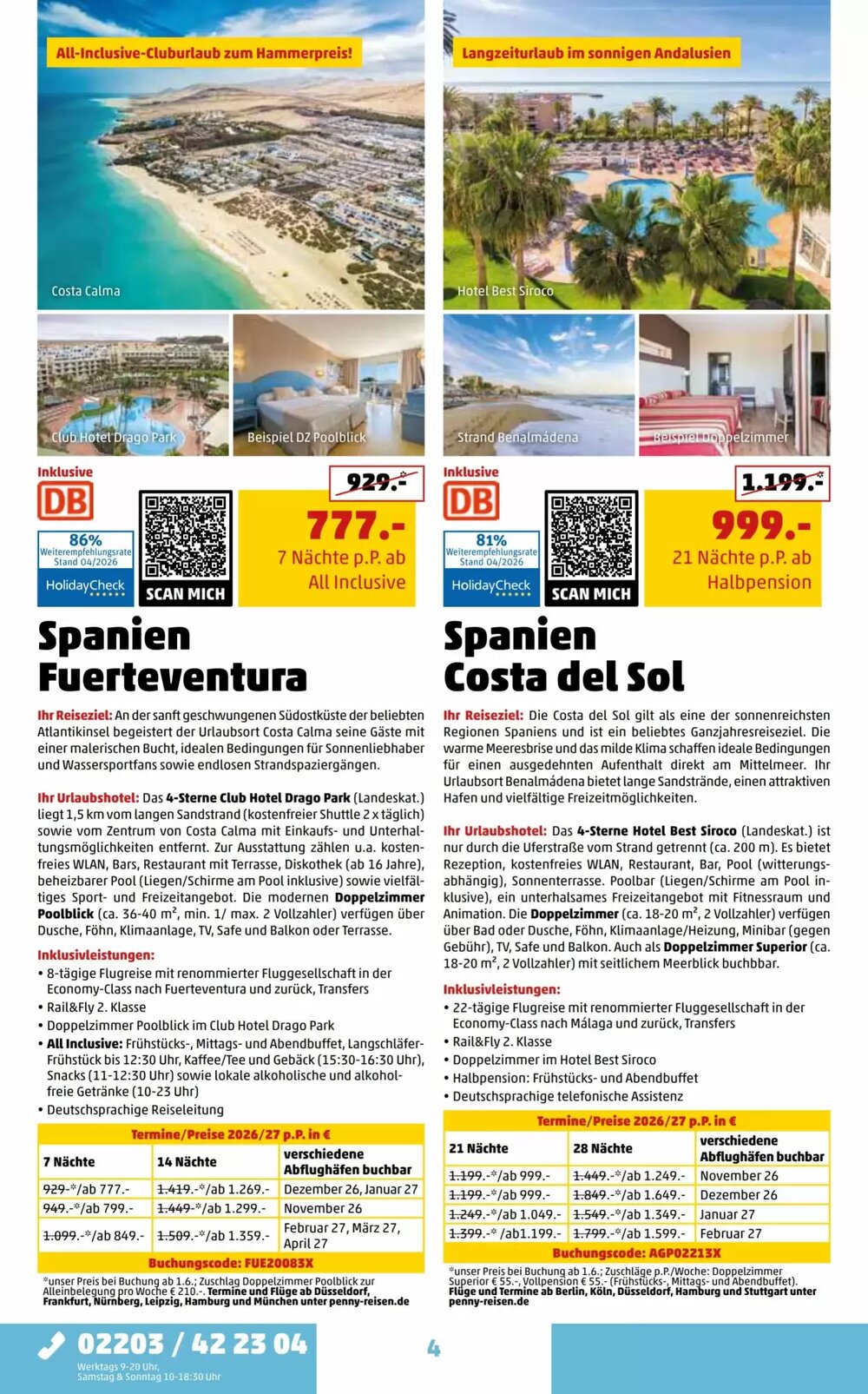 Penny Reisen Prospekt (ab 01.05.2026) zum Blättern - Seite 4