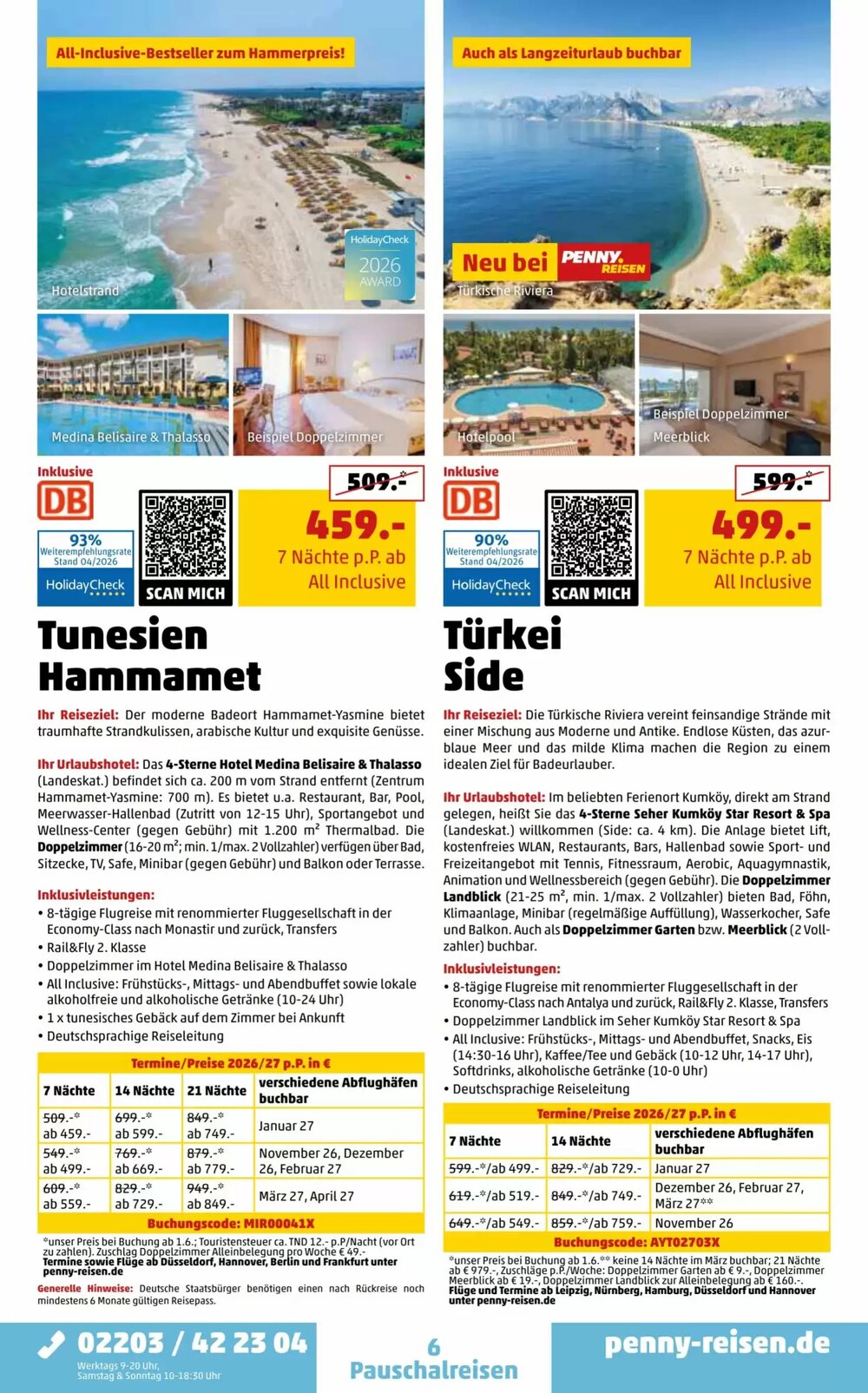 Penny Reisen Prospekt (ab 01.05.2026) zum Blättern - Seite 6