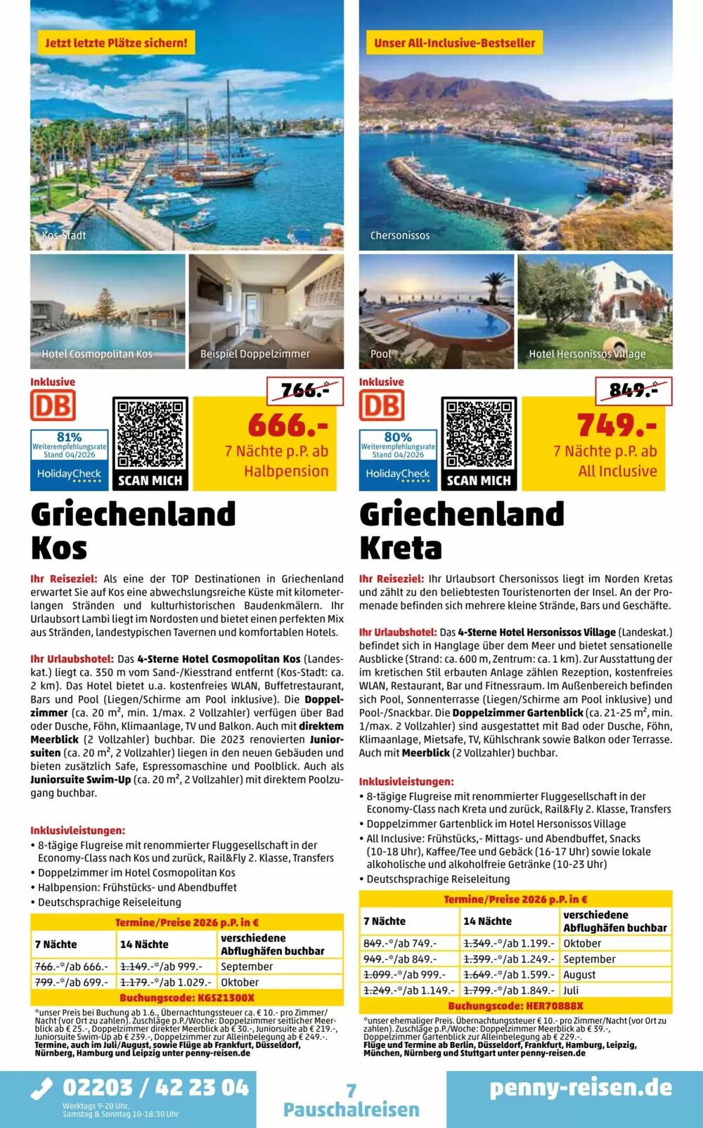 Penny Reisen Prospekt (ab 01.05.2026) zum Blättern - Seite 7