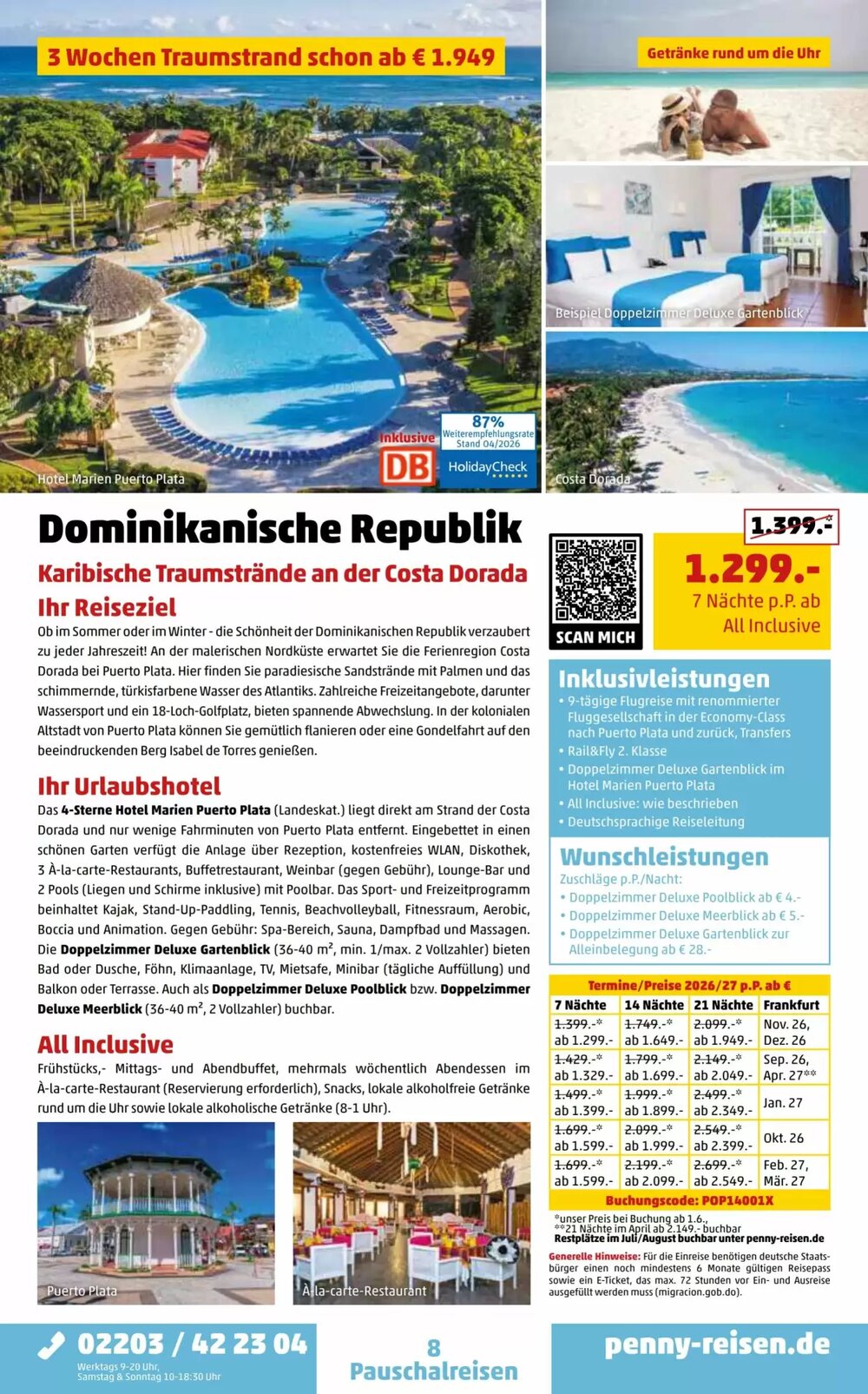 Penny Reisen Prospekt (ab 01.05.2026) zum Blättern - Seite 8