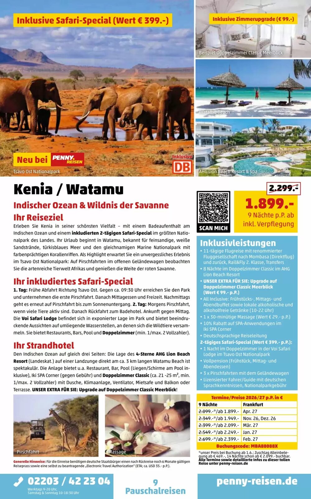 Penny Reisen Prospekt (ab 01.05.2026) zum Blättern - Seite 9