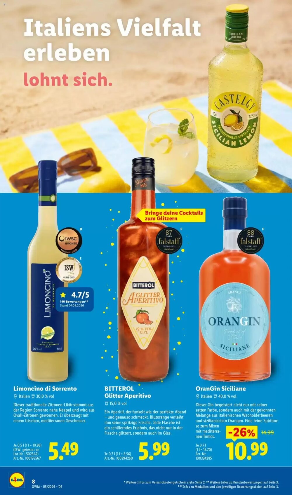 Lidl Prospekt (ab 01.05.2026) zum Blättern - Seite 8