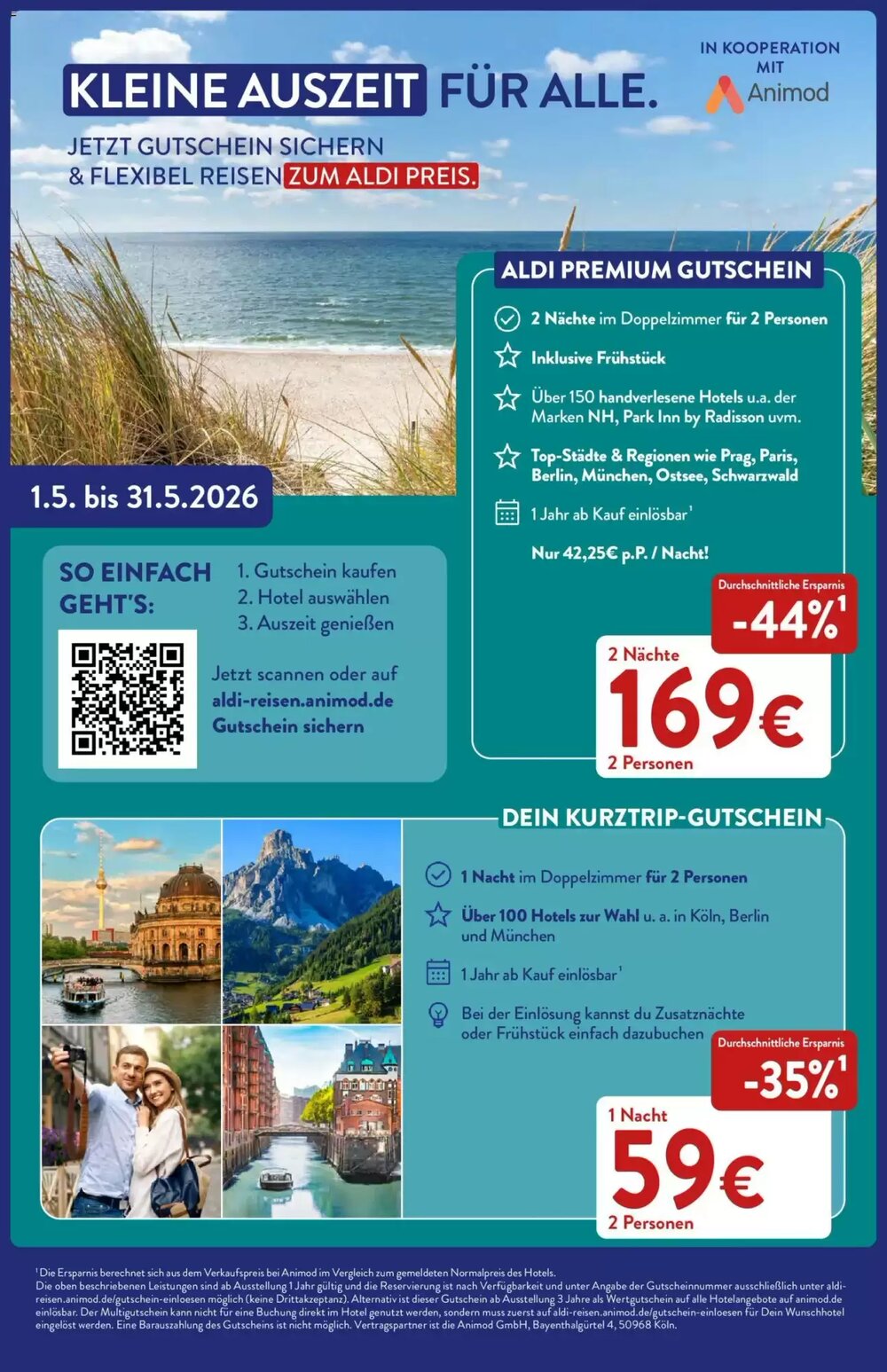 ALDI Nord Reisen Prospekt (ab 01.05.2026) zum Blättern - Seite 4