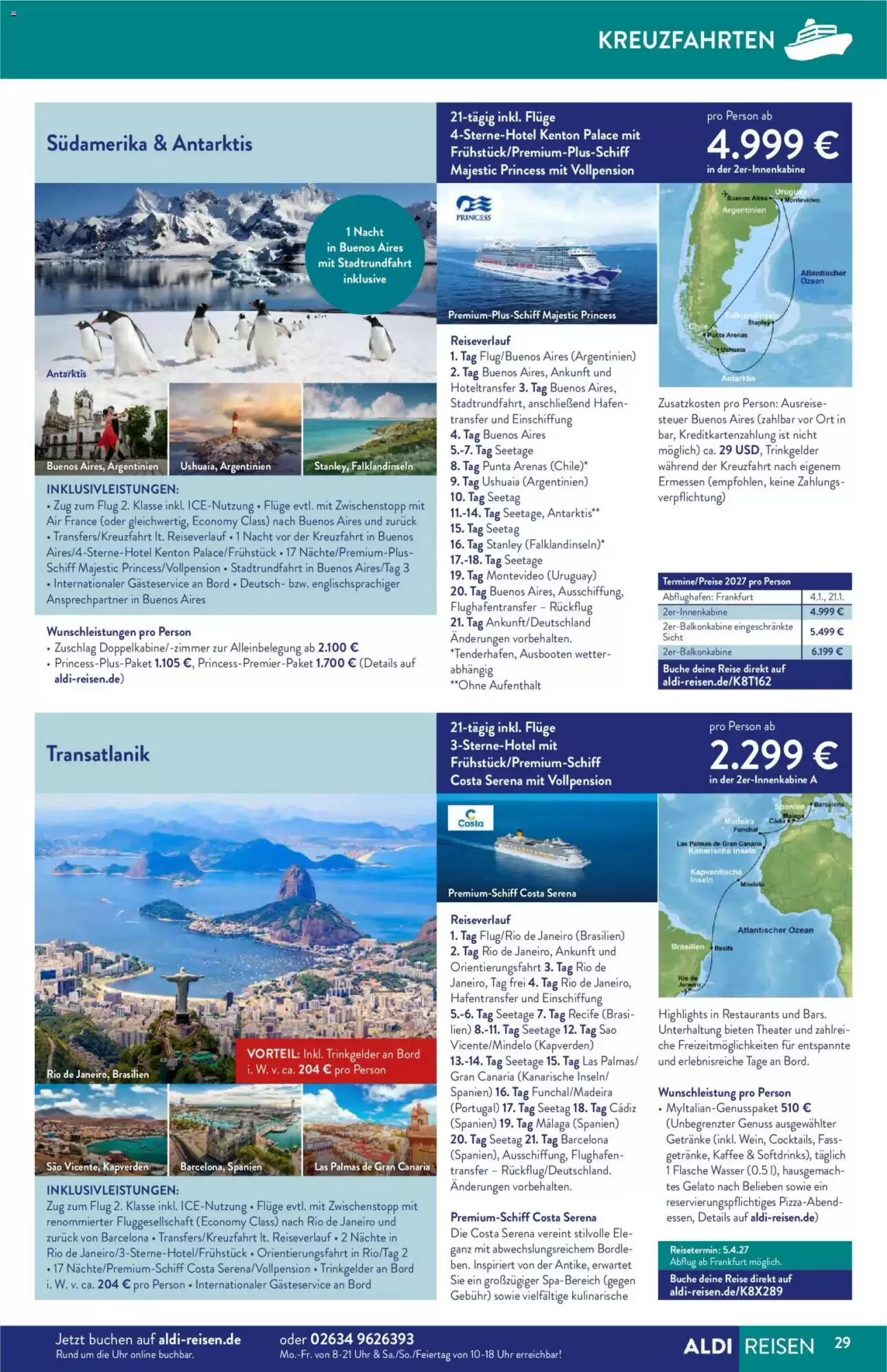 ALDI Nord Reisen Prospekt (ab 01.05.2026) zum Blättern - Seite 29