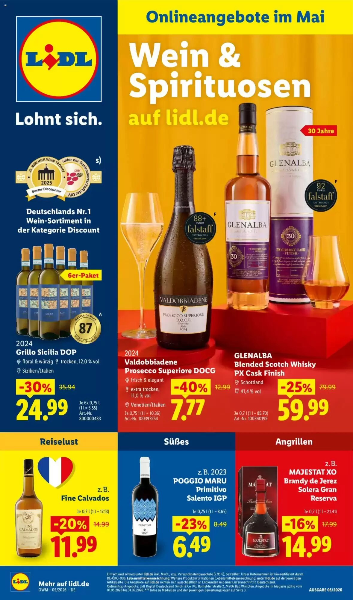 Lidl Prospekt (ab 01.05.2026) zum Blättern - Seite 1