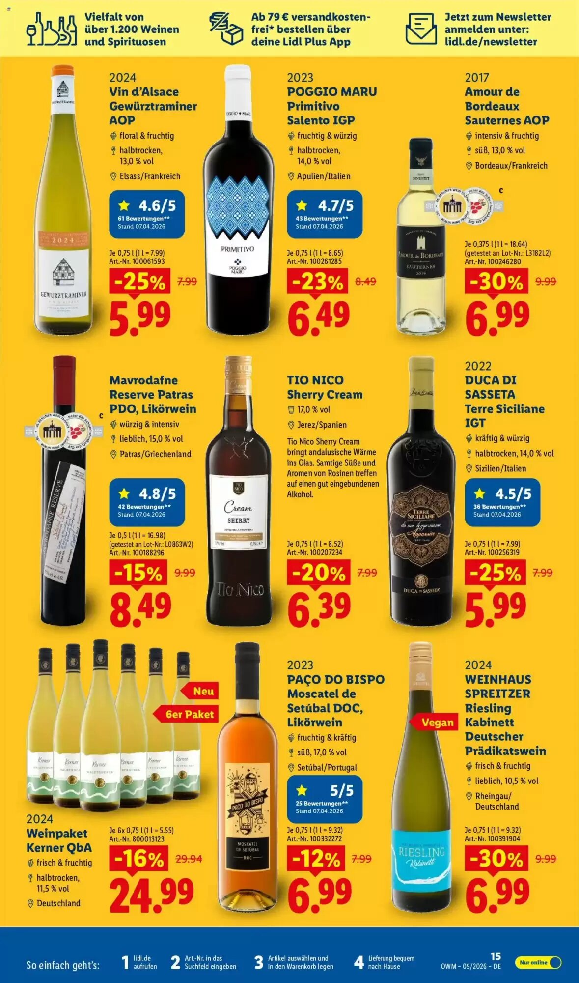 Lidl Prospekt (ab 01.05.2026) zum Blättern - Seite 15