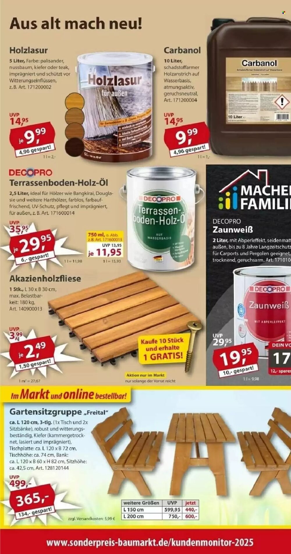 Sonderpreis Baumarkt Prospekt (ab 02.05.2026) zum Blättern - Seite 13