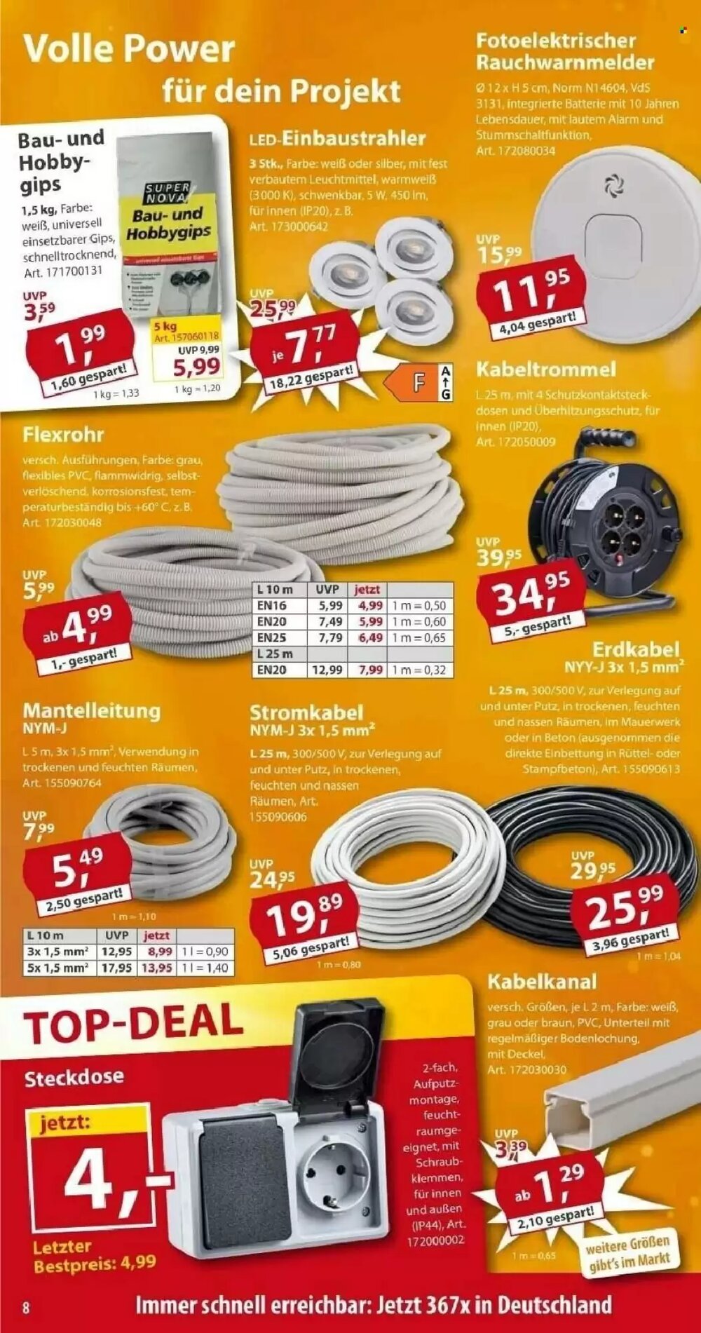 Sonderpreis Baumarkt Prospekt (ab 02.05.2026) zum Blättern - Seite 8